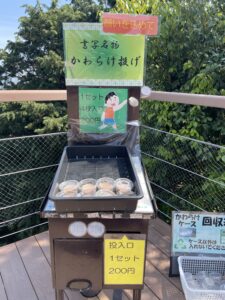 圓教寺ミオロッソからのかわらけ投げ