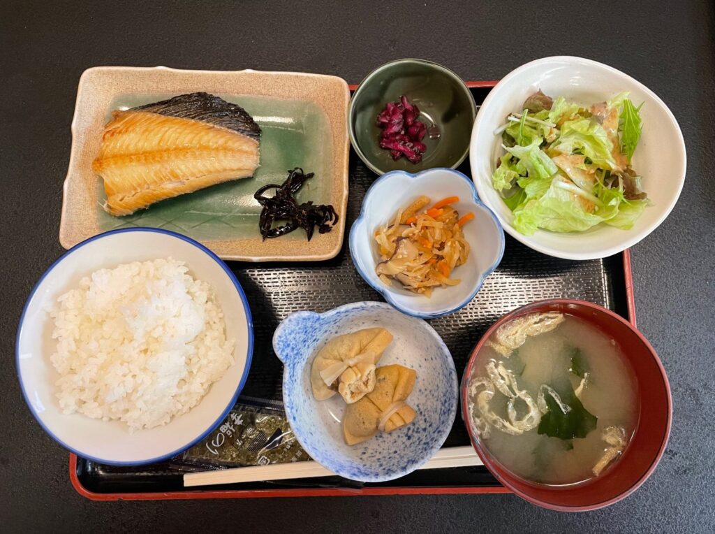 住庄ほてるの朝食